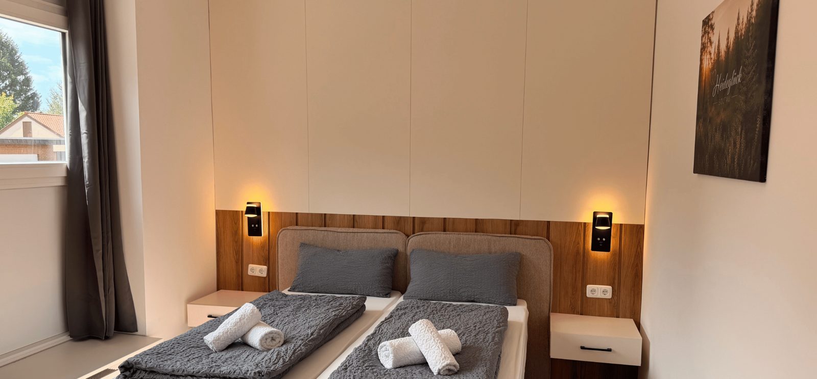 Schlafzimmer Waldgrün